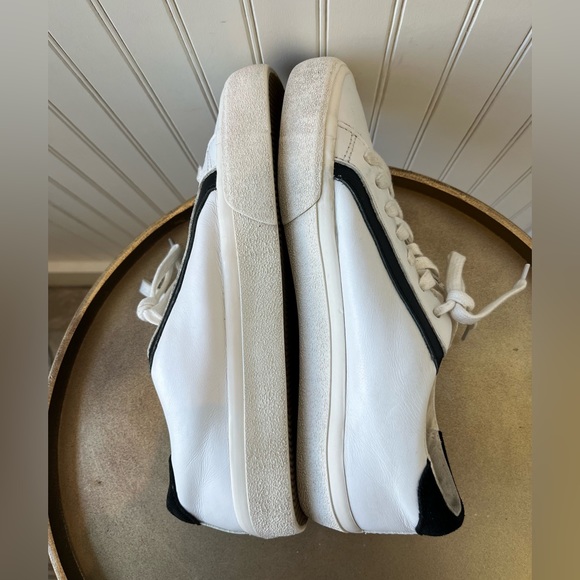 MADEWELL DELIA SIDEWALK LOW TOP SNEAKERS | WHITE/BLACK | SIZE: 7 | EUC - Picture 5 of 7